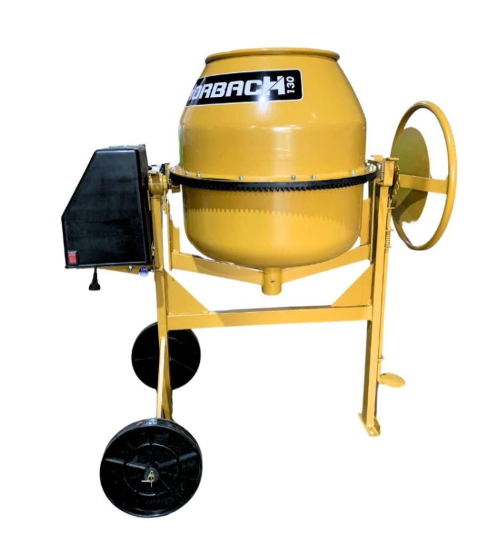 HORMIGONERA CON MOTOR HORBACH 130LT